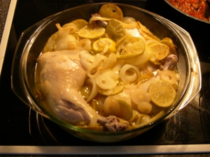 Yassa - Zitronenhähnchen